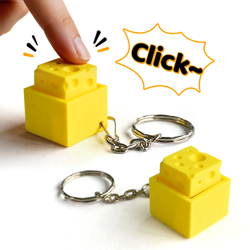 3D Printing Keyboard - Gantungan Kunci 3D Print Bentuk Tombol