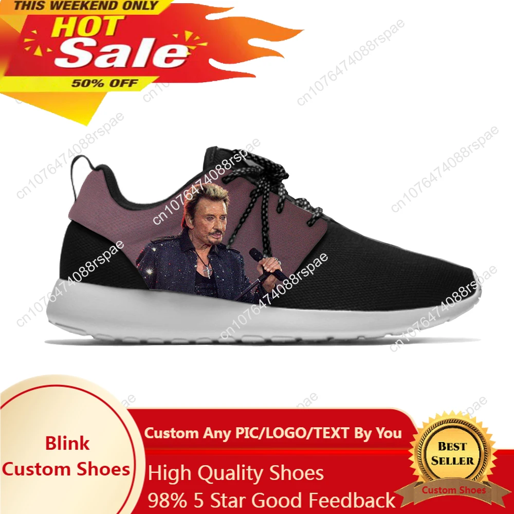3D Printing Rock - Rock Star Johnny Hallyday musik sepatu