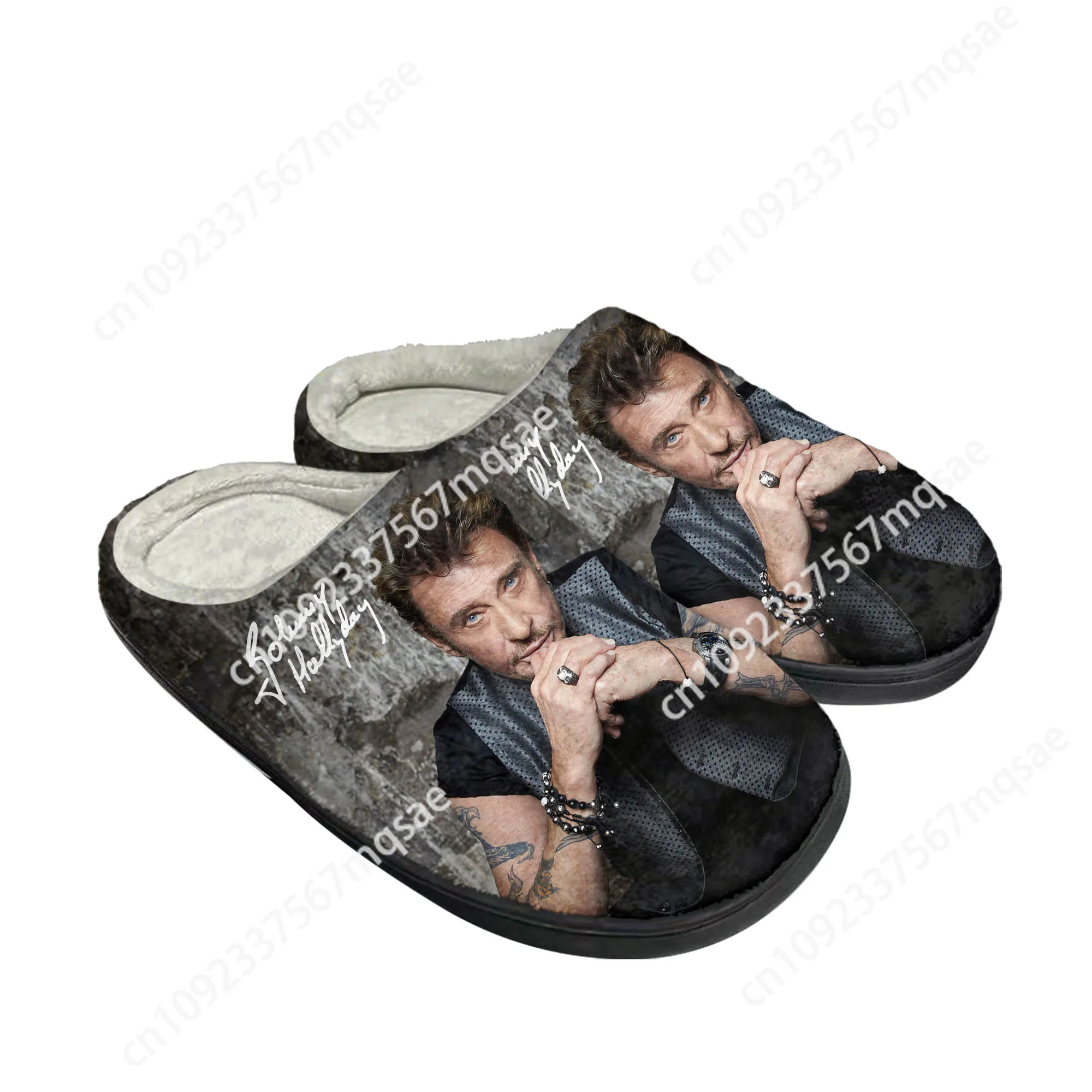 3D Printing Custom - Johnny Hallyday sandal kustom Pria Wanita,