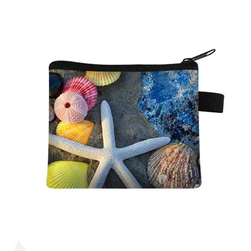 3D Printing Case - Dompet Koin Wanita Motif Bintang Laut