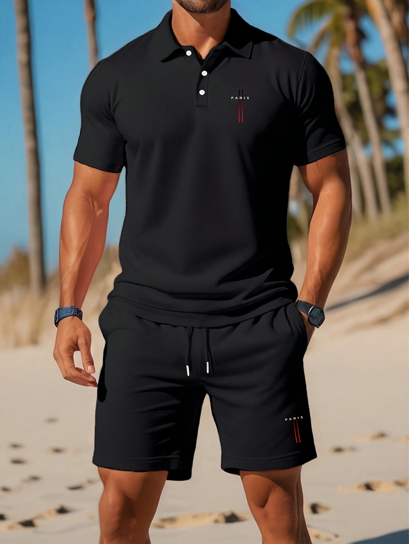 3D Printing Services - Set Kaos Polo Pria Musim Panas