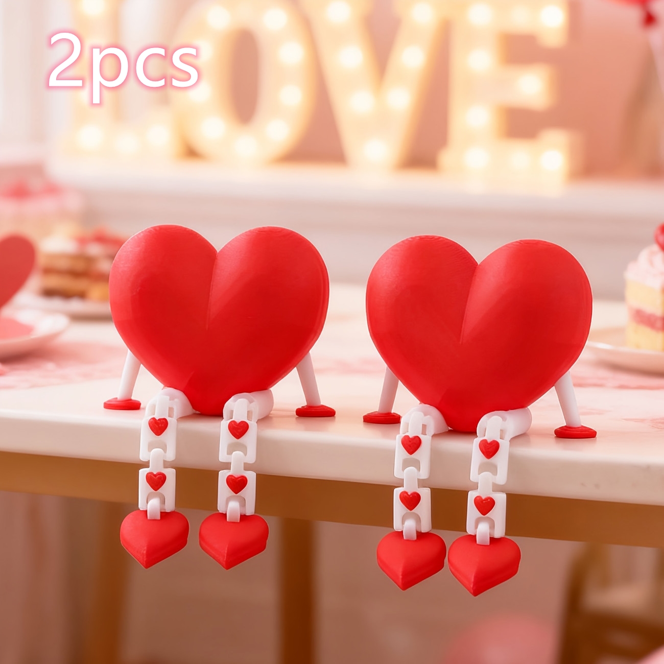 3D Printing Cafe - Set 2 Buah Figurine Kaki Sambung