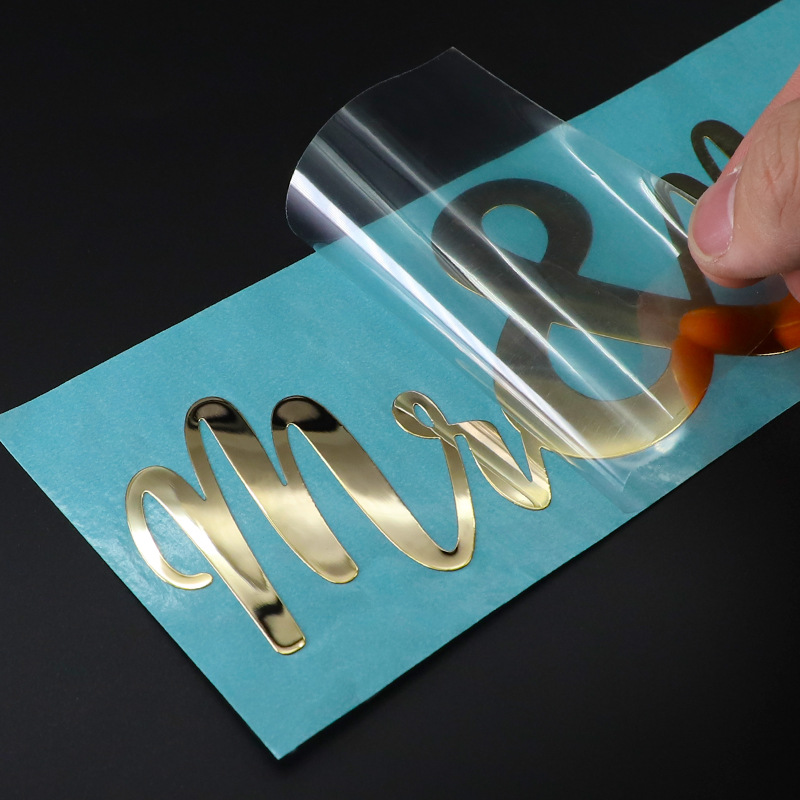 3D Printing Case - Stiker Transfer emas perak logam cetak