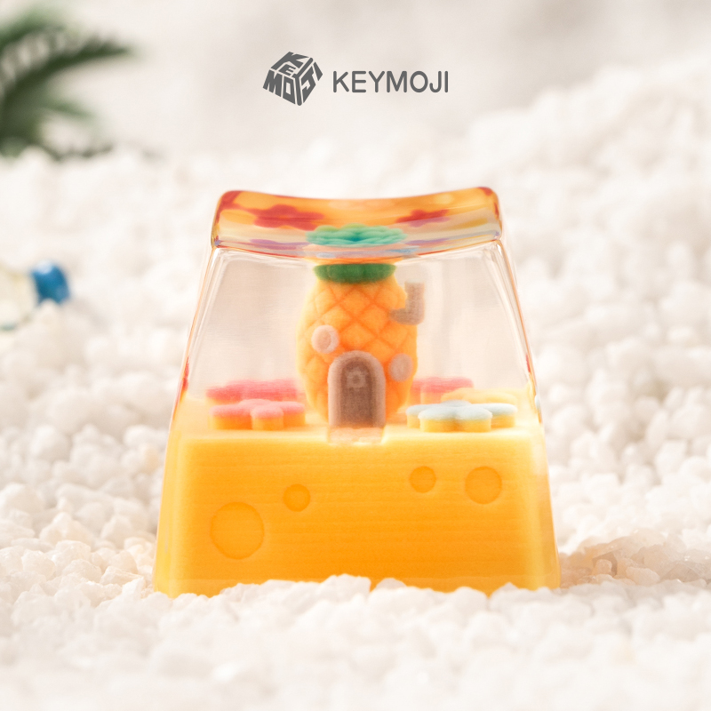 3D Printing Keyboard Keys - KEYMOJI Bikini Bottom Series 3D Printing