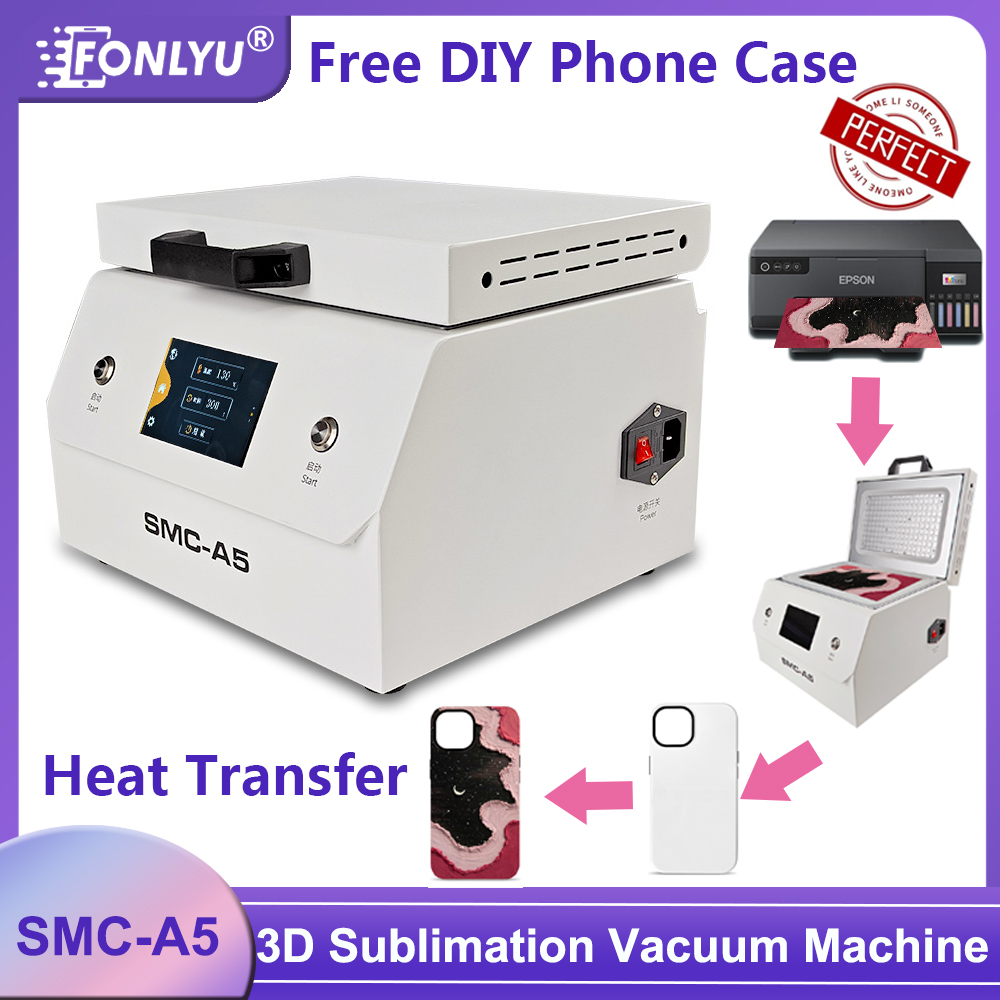 3D Printing Case - Fonlyu Mesin Vakum Sublimasi 3D untuk