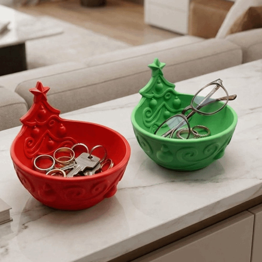 3D Printing Jewelry - Kotak Penyimpanan Pohon Natal Cetak 3D,