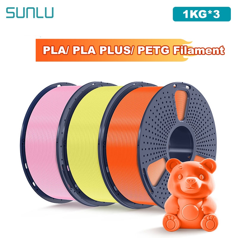 Abs Filament Spool - Filamen SUNLU 3KG 3D PLA/PLA PLUS/PETG