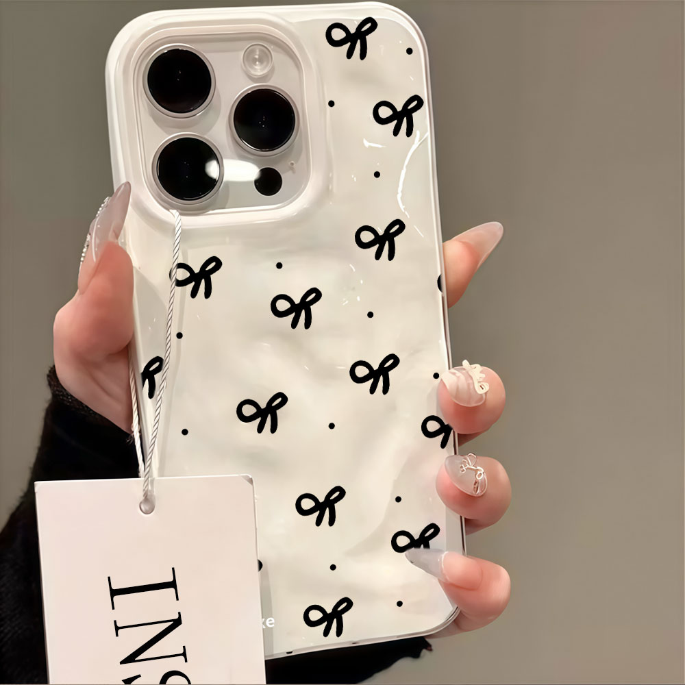 3D Printing Case - Casing Ponsel Motif Hati Merah Berombak