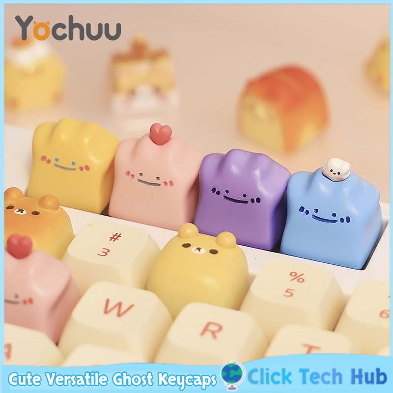 3D Printing Keycaps - Keycap Hantu Serbaguna Lucu 1 Buah