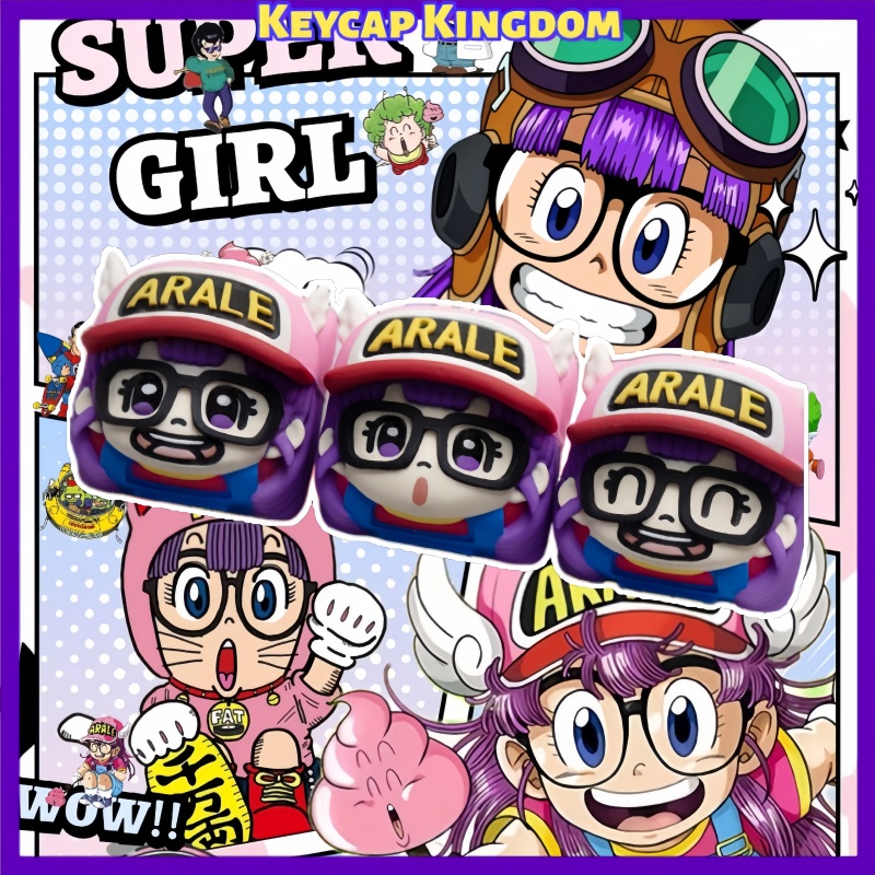 3D Printing Keyboard Keys - Dr. Slump Arale Norimaki Keycap Artisan