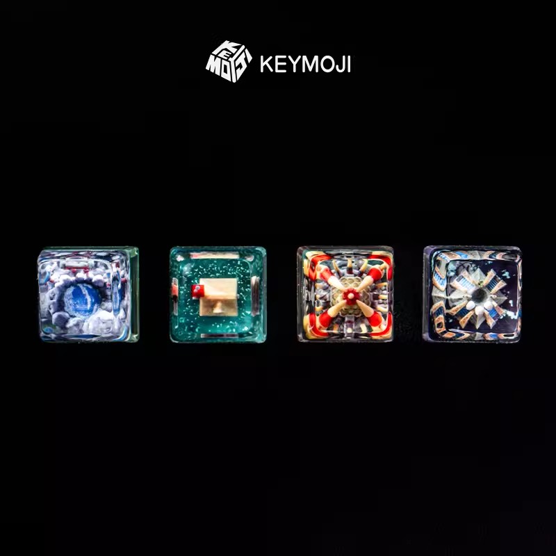 3D Printing Keycaps - 1 buah Keymoji WOW Keycap Resin