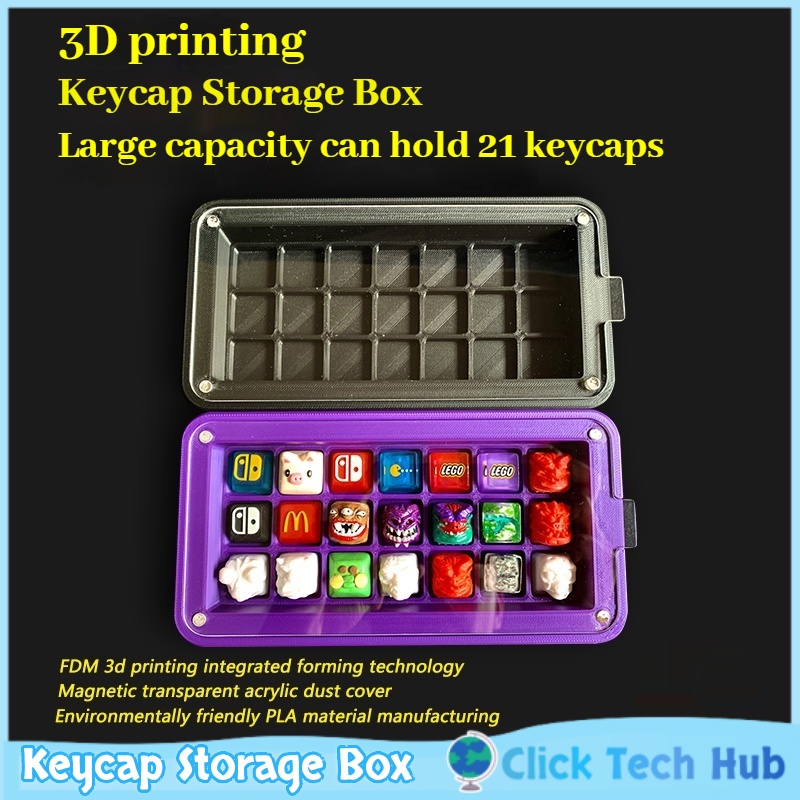 3D Printing Keycaps - Kotak Penyimpanan Keycap Cetak 3d Keycap