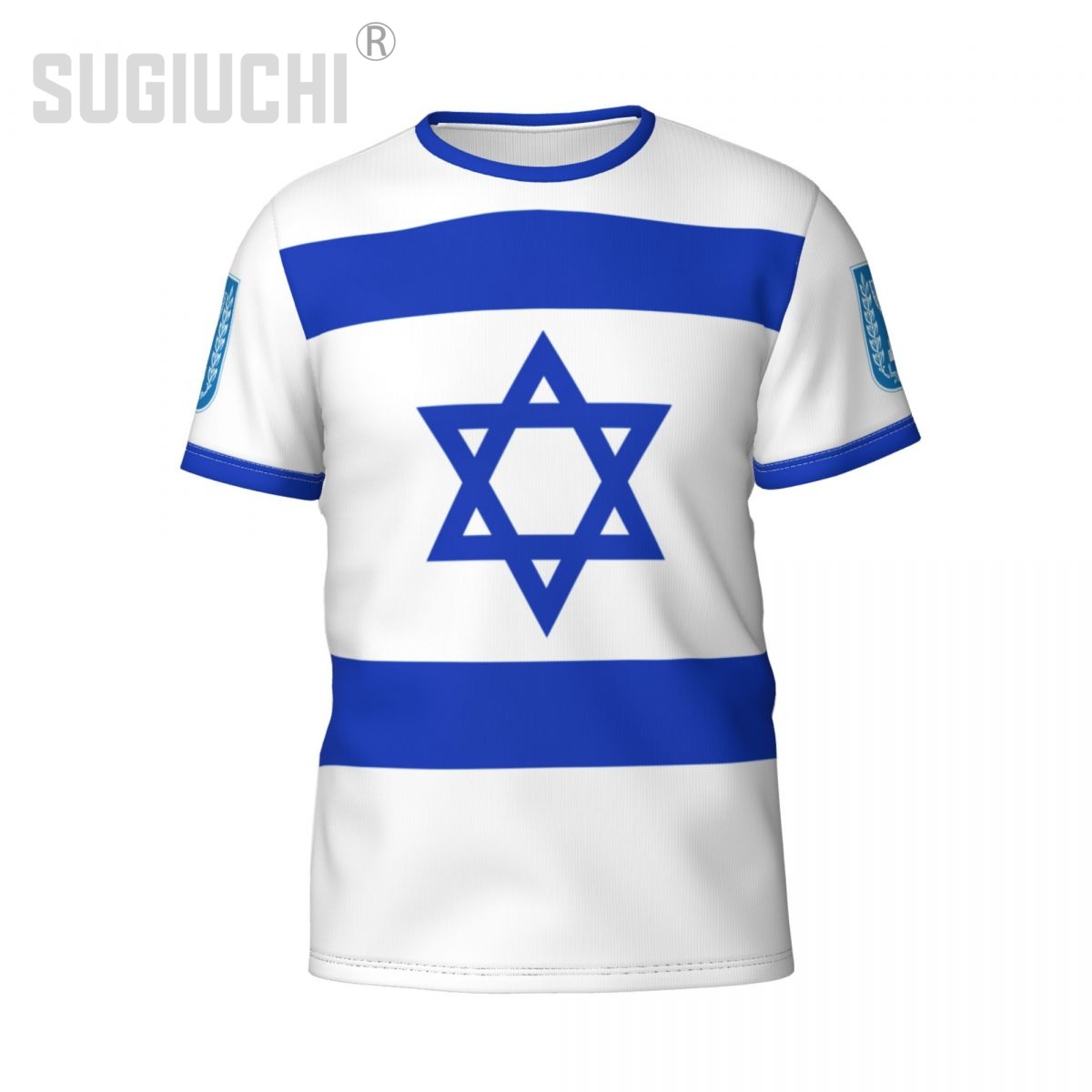3D Printing Services - Kaos 3D Lambang Bendera Israel dengan