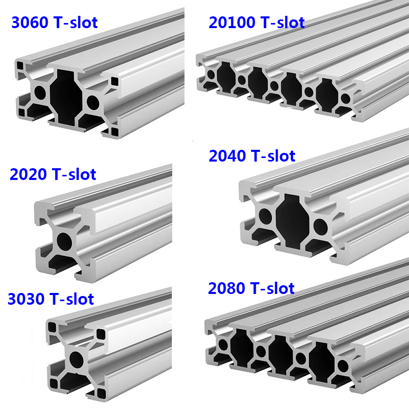 V Slot Aluminum Extrusion - EU 2020 2040 2060 3030 3060