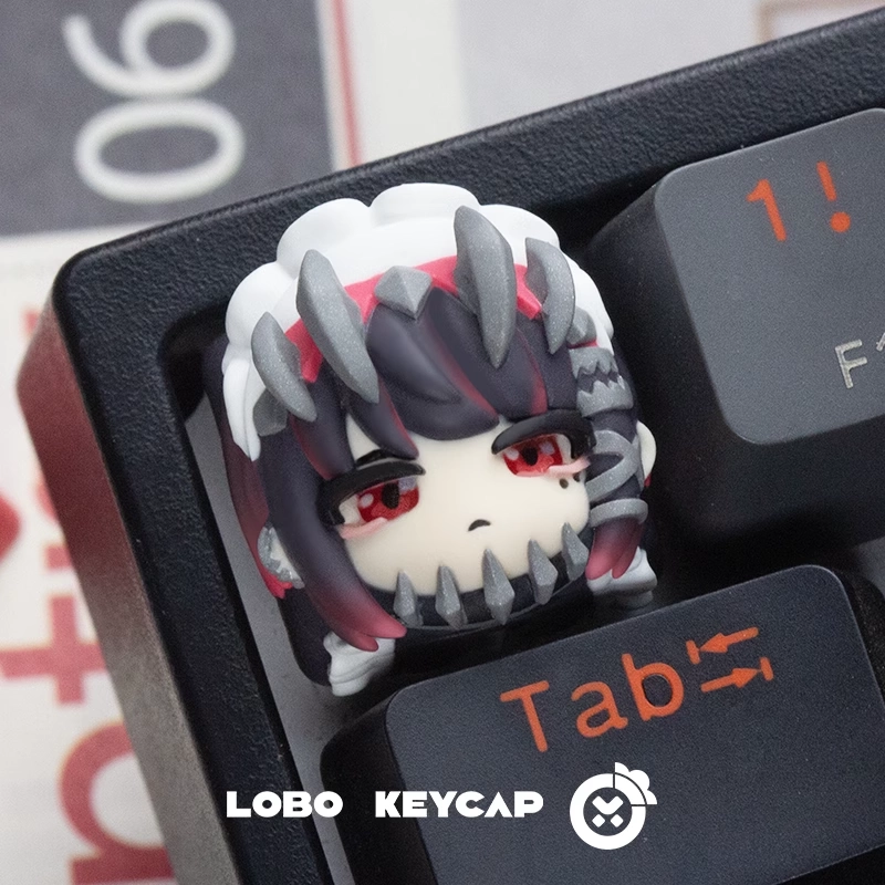 3D Printing Keyboard Keys - Keycap Mekanik 3D Print Resin Zenless