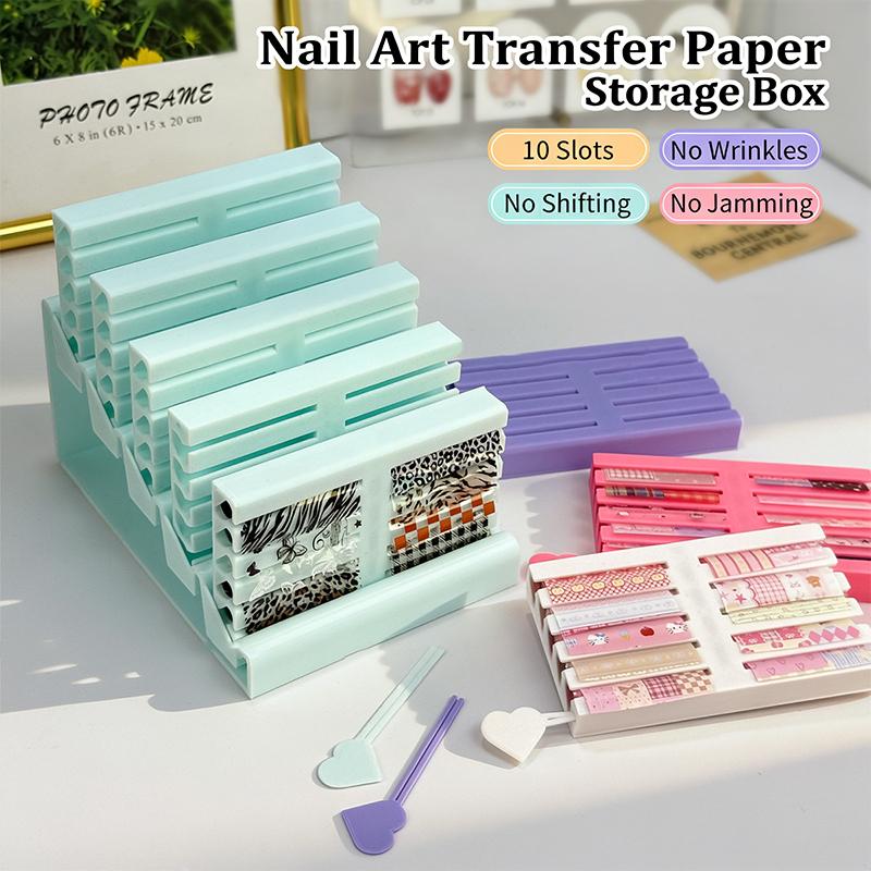 3D Printing Case - ✨ Kotak Penyimpanan Kertas Transfer Kuku
