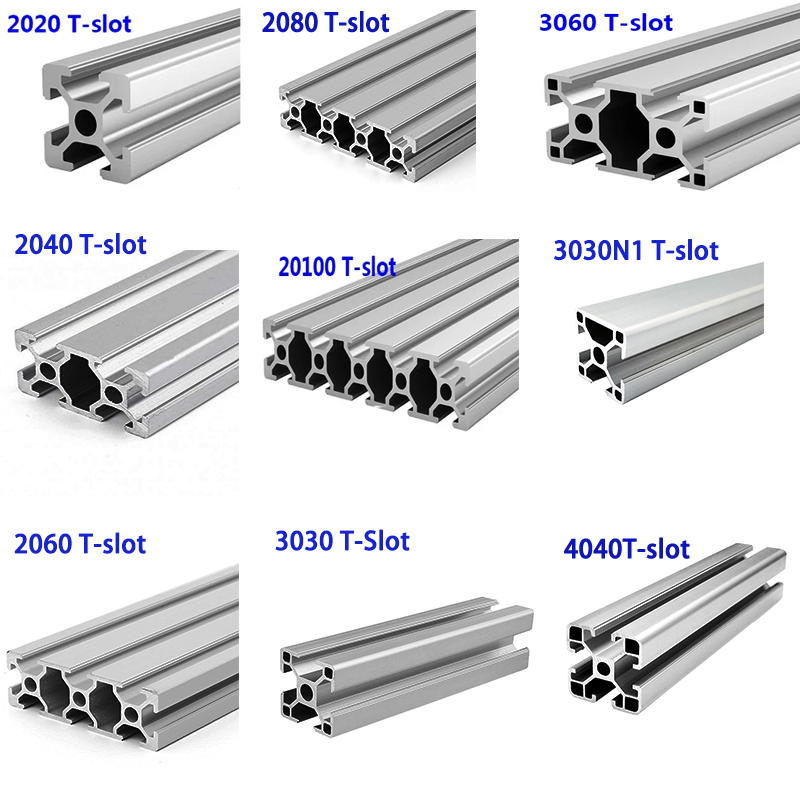 V Slot Aluminum Extrusion - 2020 2040 2060 2080 20100 3030N1