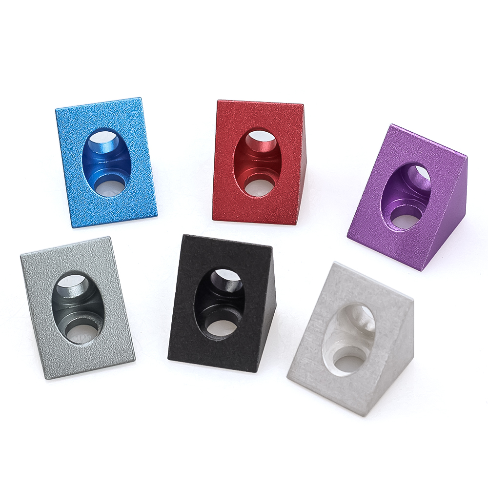V Slot Aluminum Extrusion - 4 Buah/Lot Konektor Sudut V-slot Braket