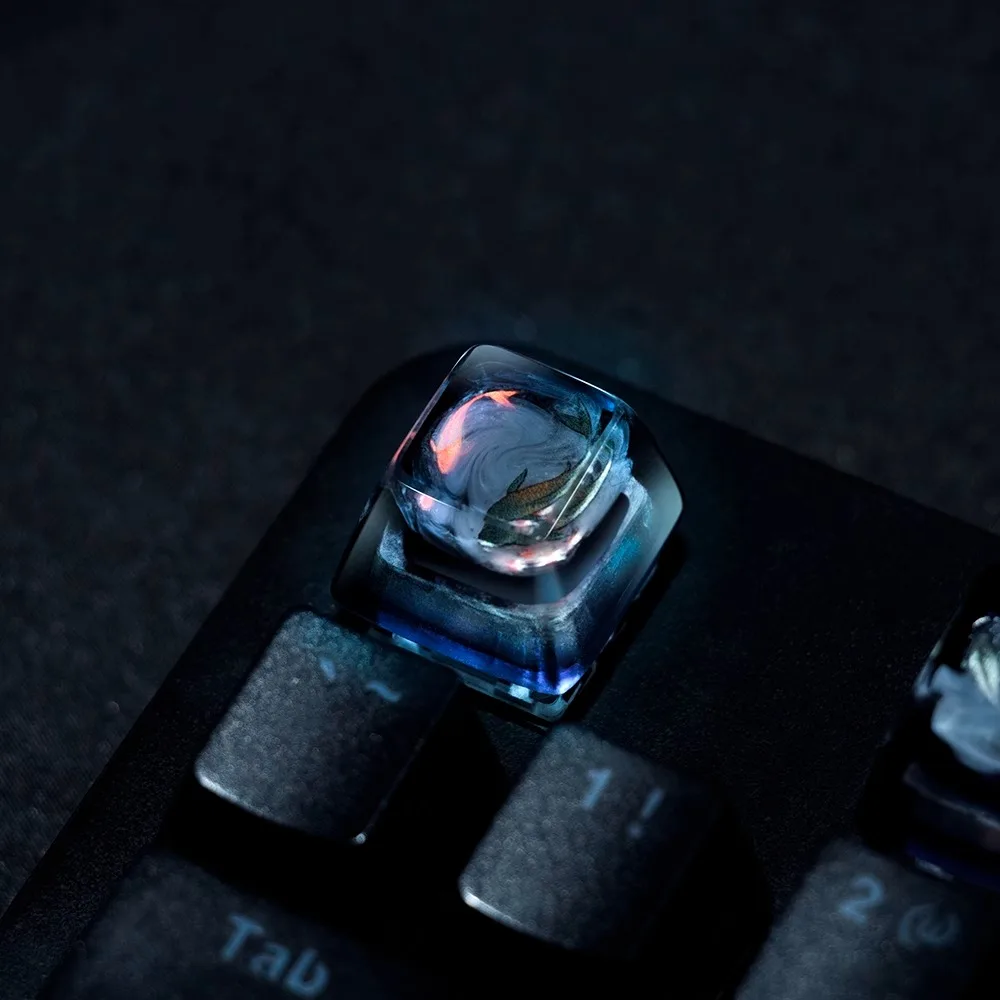 3D Printing Keyboard Keys - Keycap ikan Koi gaya Cina asli