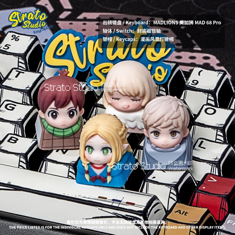 Keycap Anime Resin 3D Print Pr - 3D Printing Keycaps ulasan dan harga