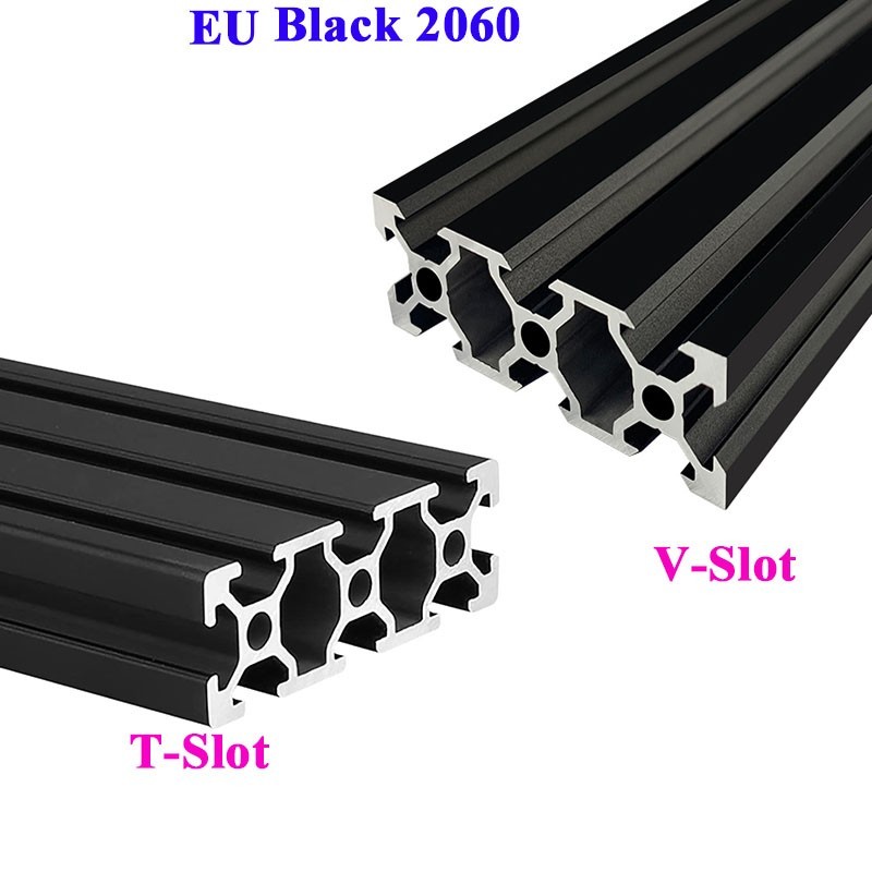 1 Buah Profil Aluminium Hitam  - V Slot Aluminum Extrusion ulasan dan harga