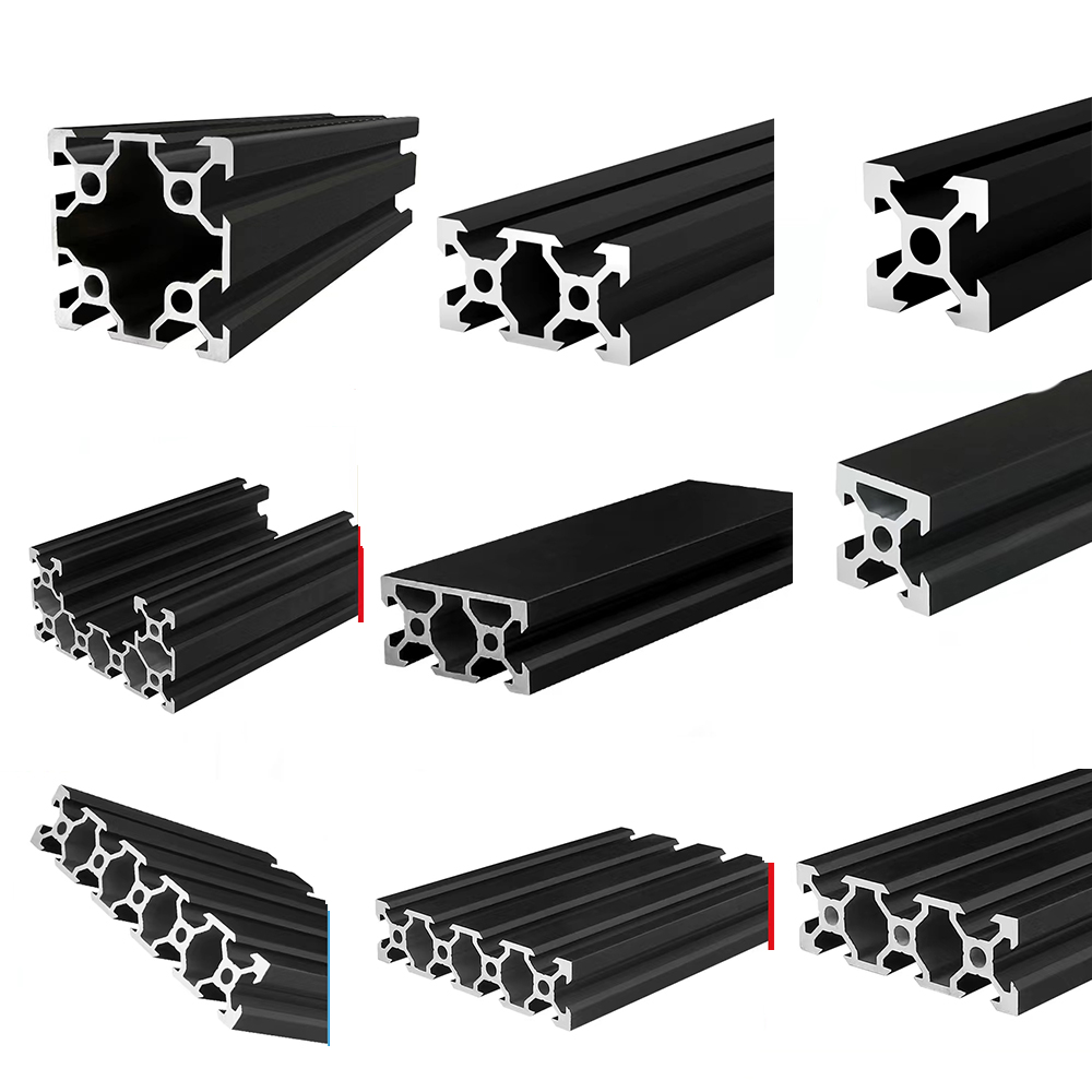 1 buah 4040 hitam Slot ganda v - V Slot Aluminum Extrusion ulasan dan harga