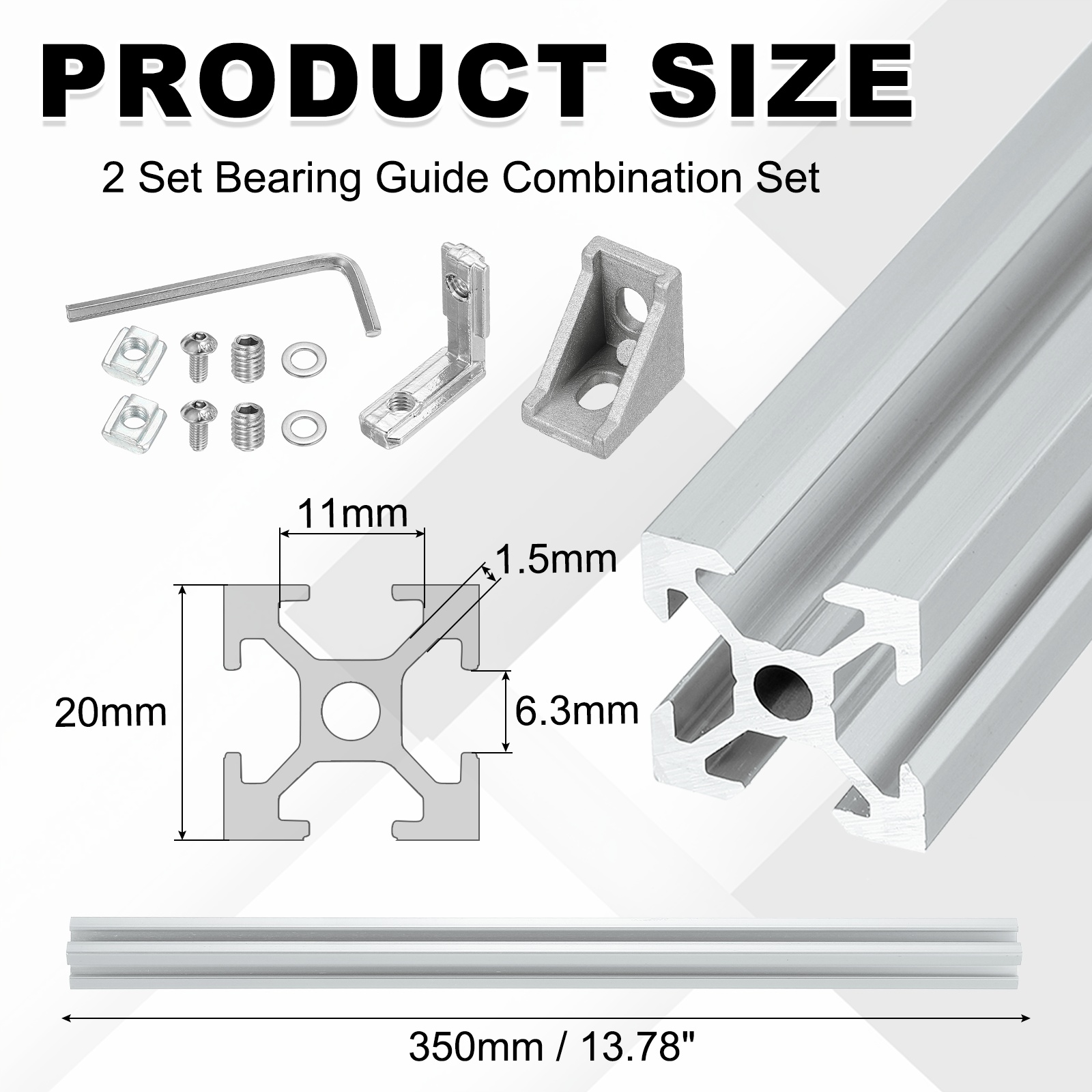 2Set 100-400mm V Slot 2020 Alu - V Slot Aluminum Extrusion ulasan dan harga