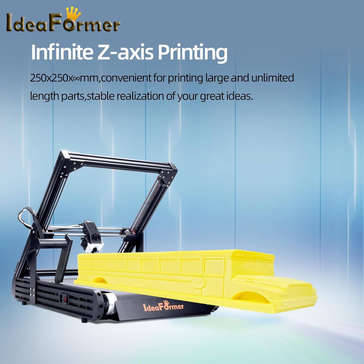 IdeaFormer IR3 V2 Printer 3D d - 3D Printing Z Axis ulasan dan harga