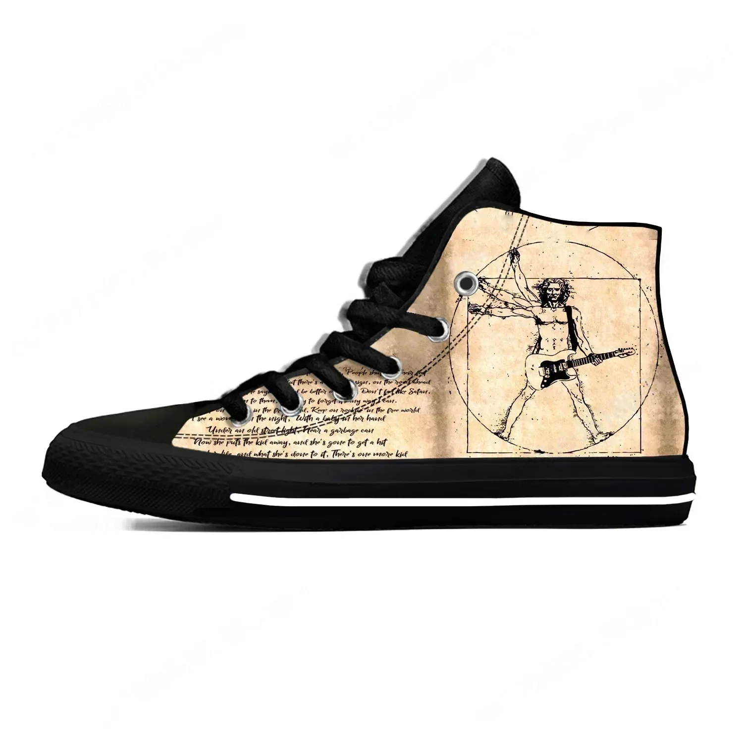 Sepatu Sneakers High Top Da Vi - 3D Printing Guitar ulasan dan harga