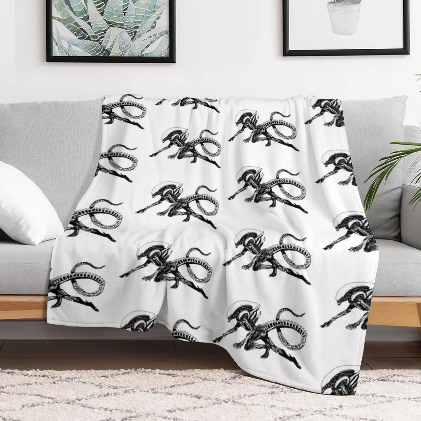 Selimut Lembut Hangat Motif Xe - 3D Printing Xenomorph ulasan dan harga