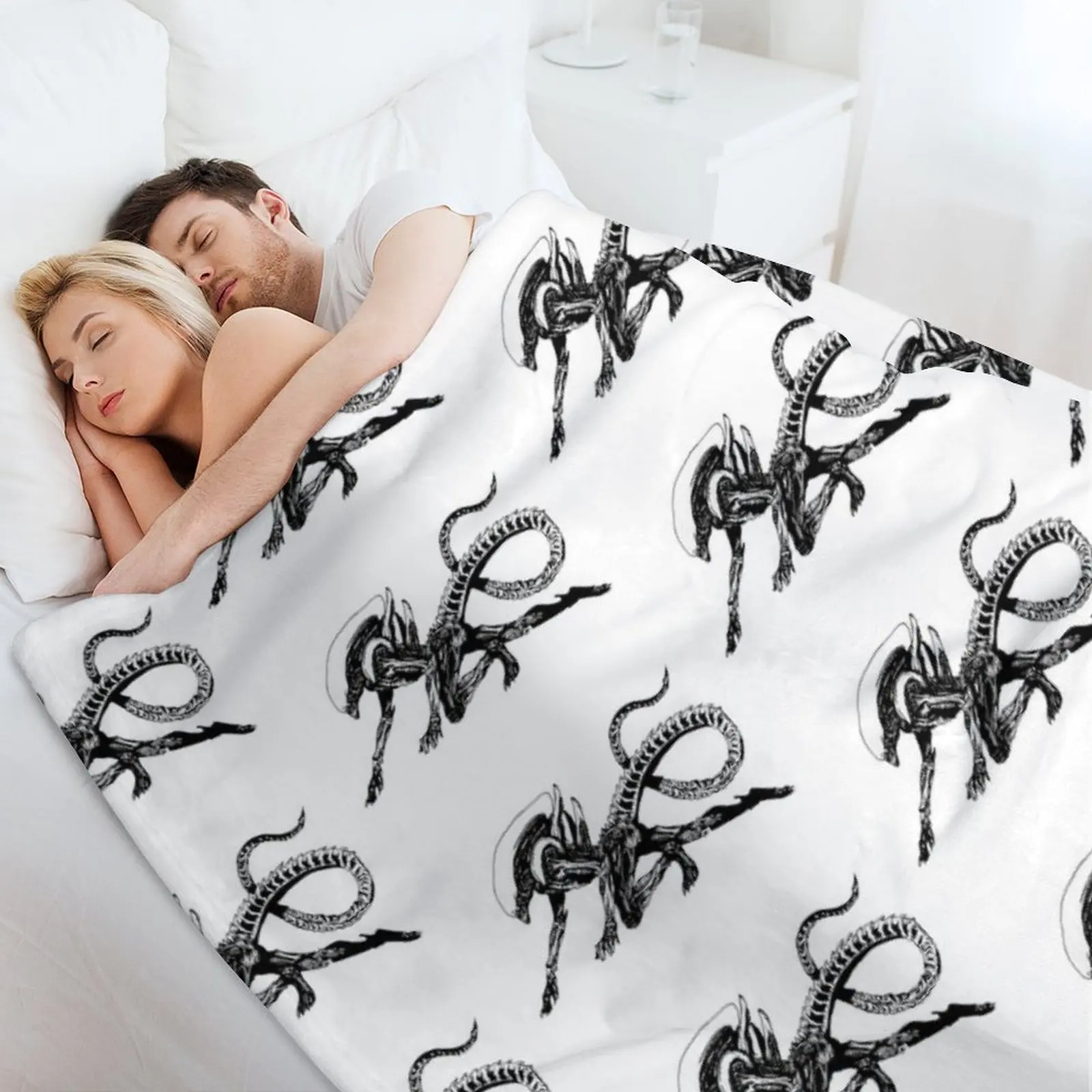 Selimut Lembut Hangat Motif Xe - 3D Printing Xenomorph ulasan dan harga