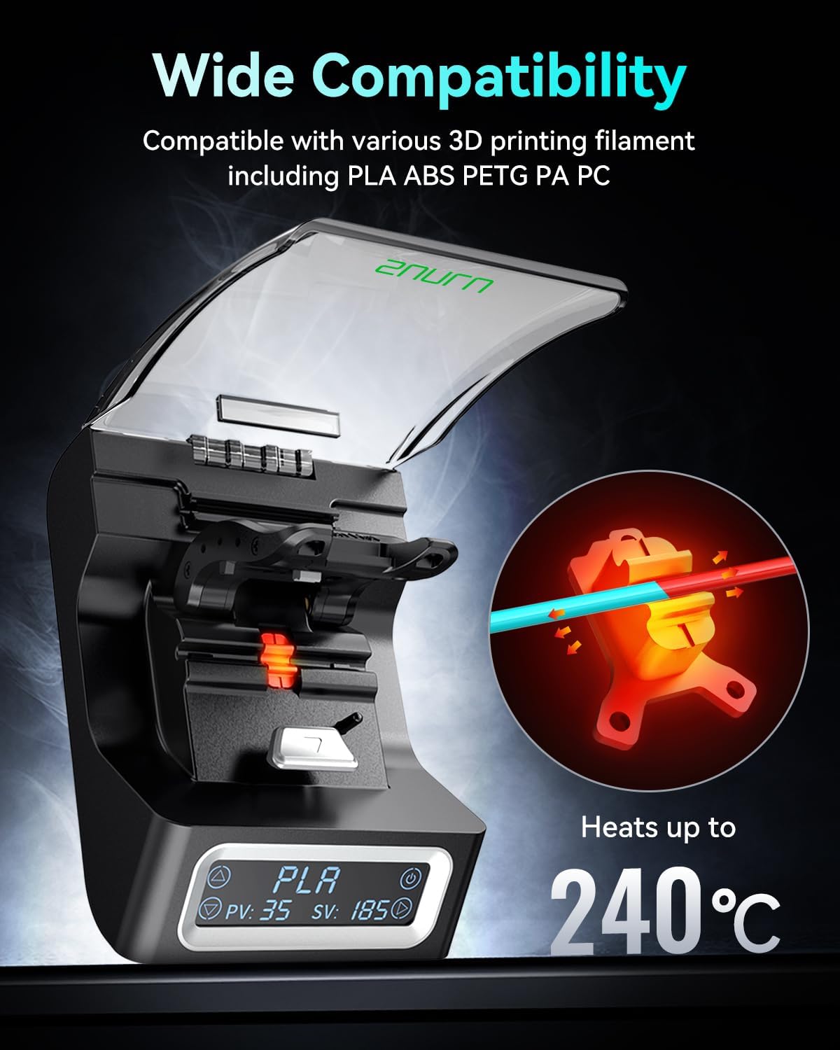 Konektor Filamen SUNLU FC01 Pe - Abs Filament Spool ulasan dan harga