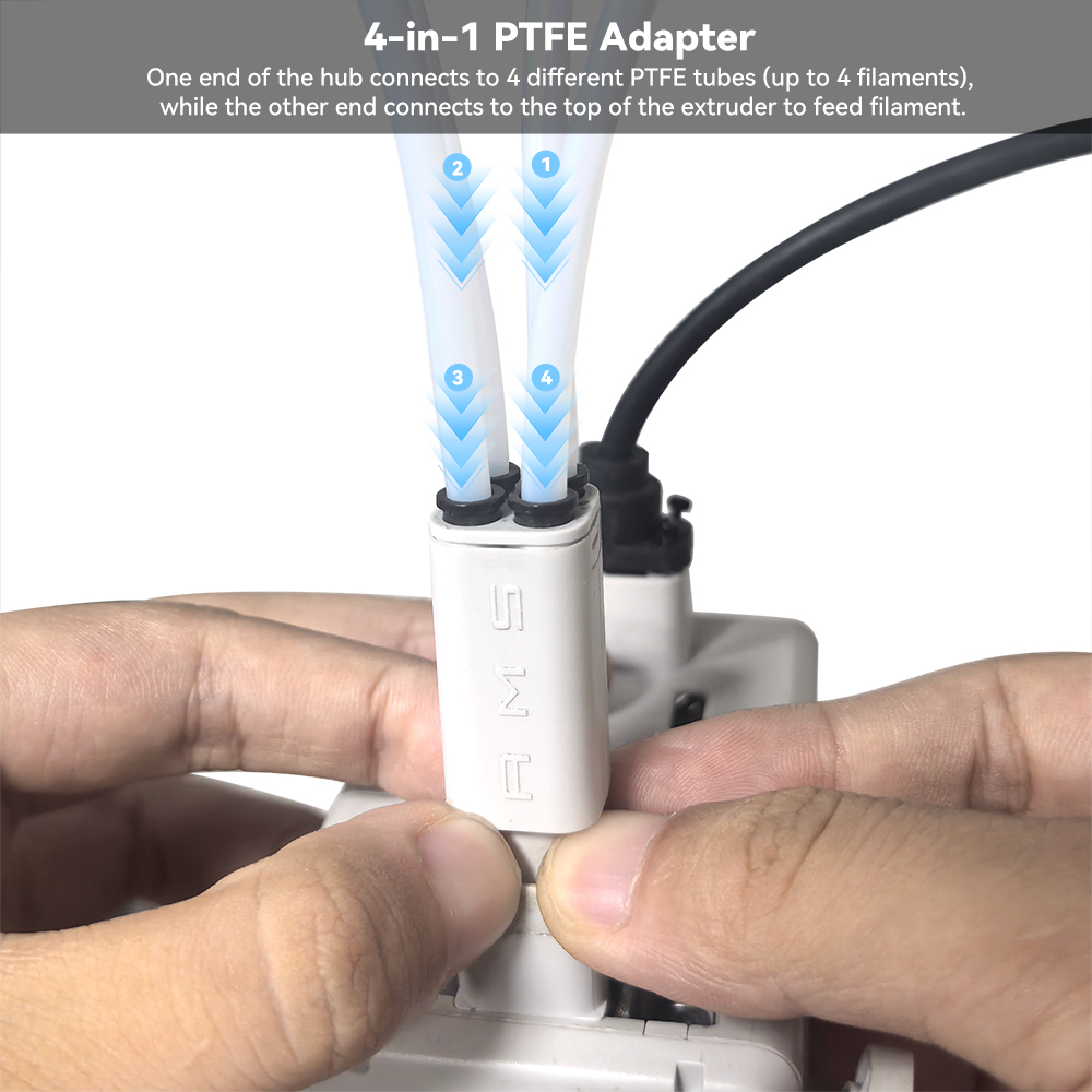 Adaptor PTFE 4-in-1 yang ditin - 3D Printing Industry ulasan dan harga