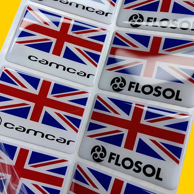 Logo kustom Stiker resin tahan - 3D Printing Quality ulasan dan harga
