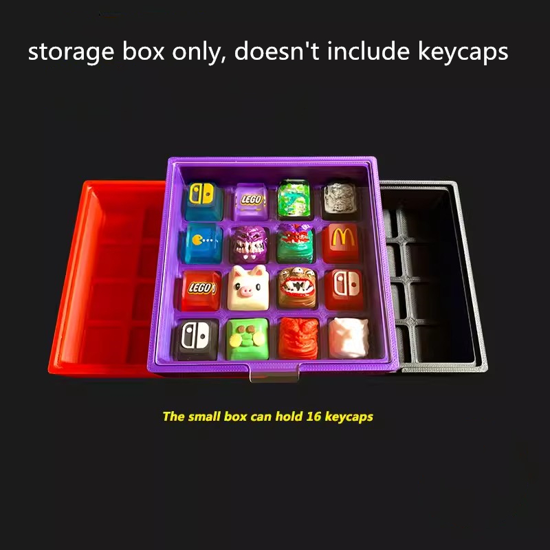 1 buah kotak penyimpanan Keyca - 3D Printing Keycaps ulasan dan harga