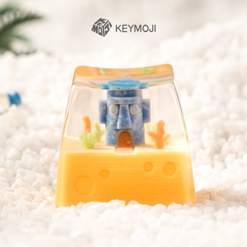 KEYMOJI Bikini Bottom Series 3 - 3D Printing Keyboard Keys ulasan dan harga