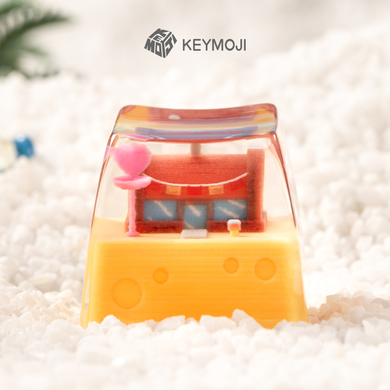 KEYMOJI Bikini Bottom Series 3 - 3D Printing Keyboard Keys ulasan dan harga
