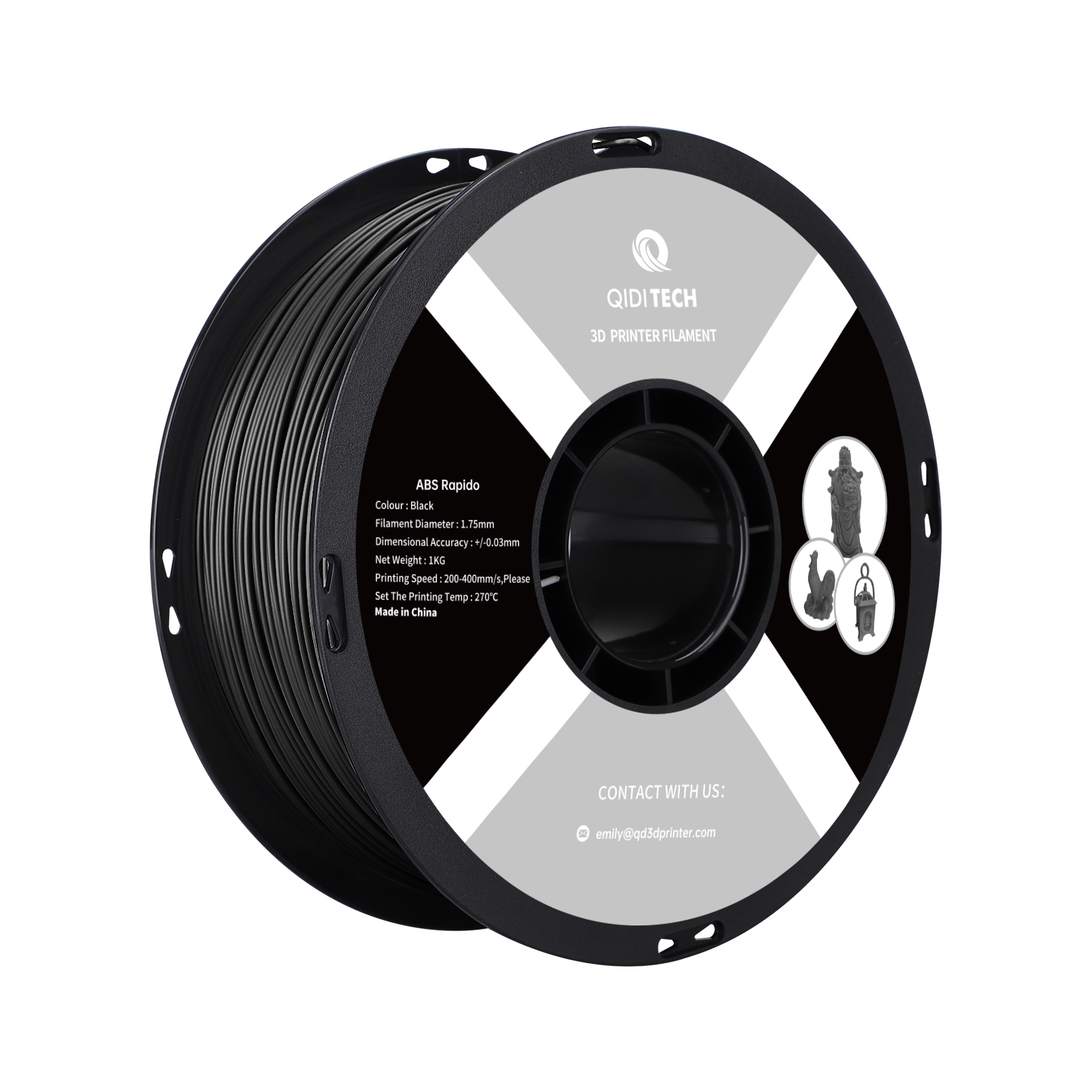 Filamen Printer 3D QIDI TECH P - Abs Filament Spool ulasan dan harga