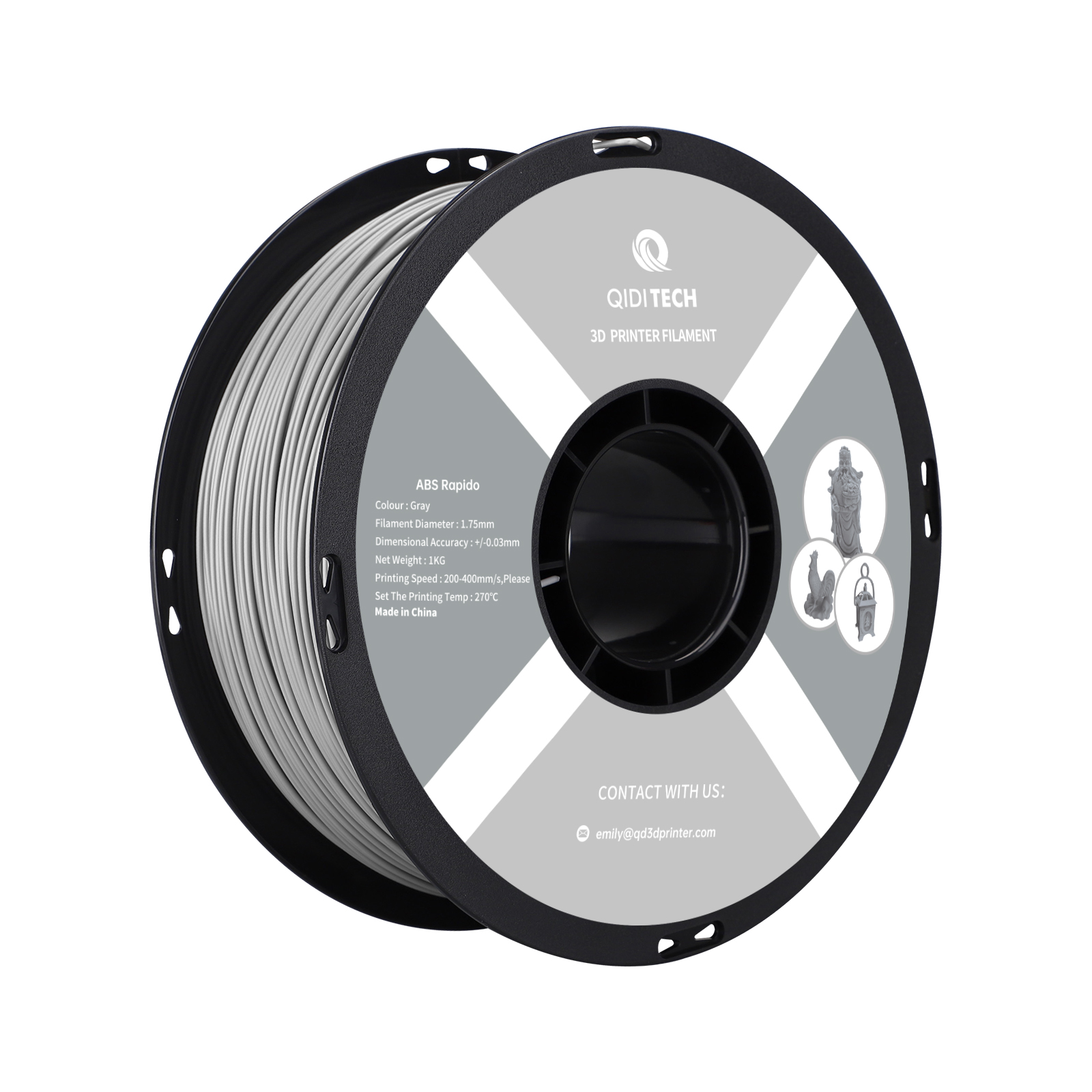 Filamen Printer 3D QIDI TECH P - Abs Filament Spool ulasan dan harga