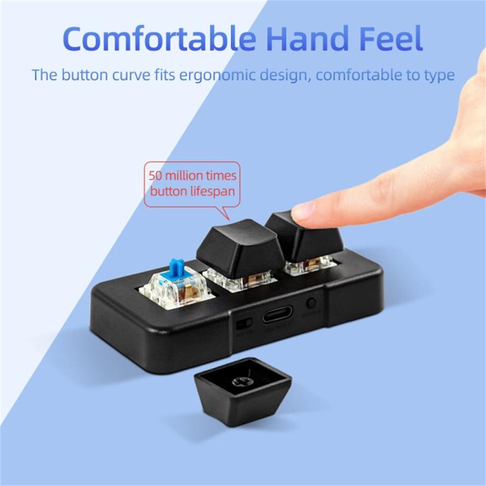 Keyboard kecil MK321-Pro, Keyb - 3D Printing Keyboard ulasan dan harga