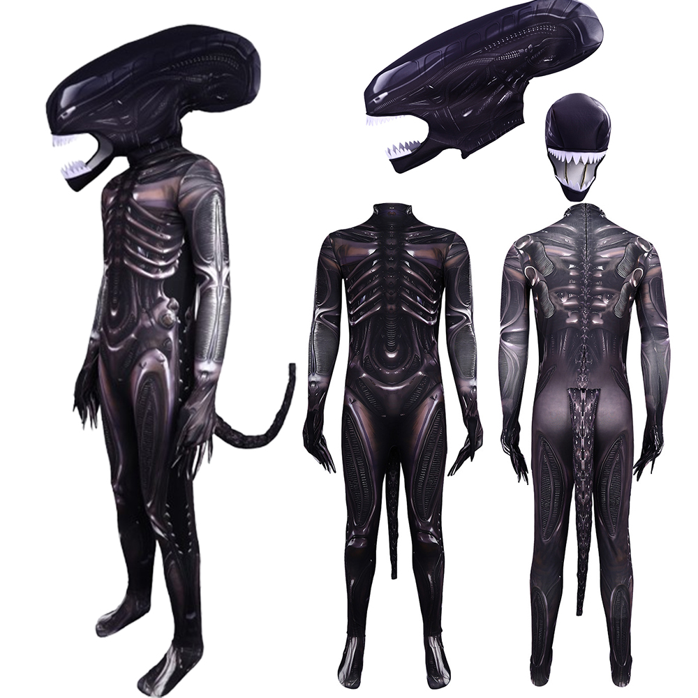 Kostum Cosplay Alien Xenomorph - 3D Printing Xenomorph ulasan dan harga