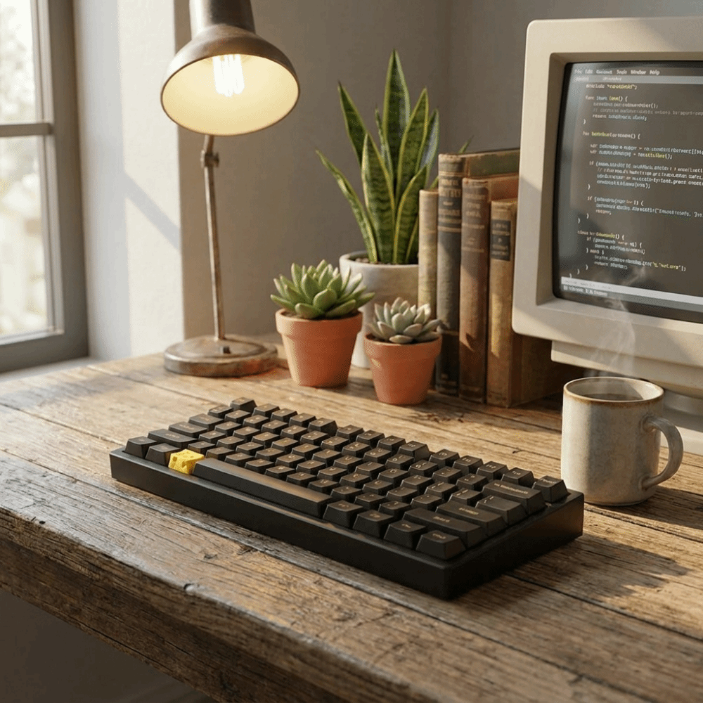 4 buah Keycap Kue Keju Cetak 3 - 3D Printing Keycaps ulasan dan harga