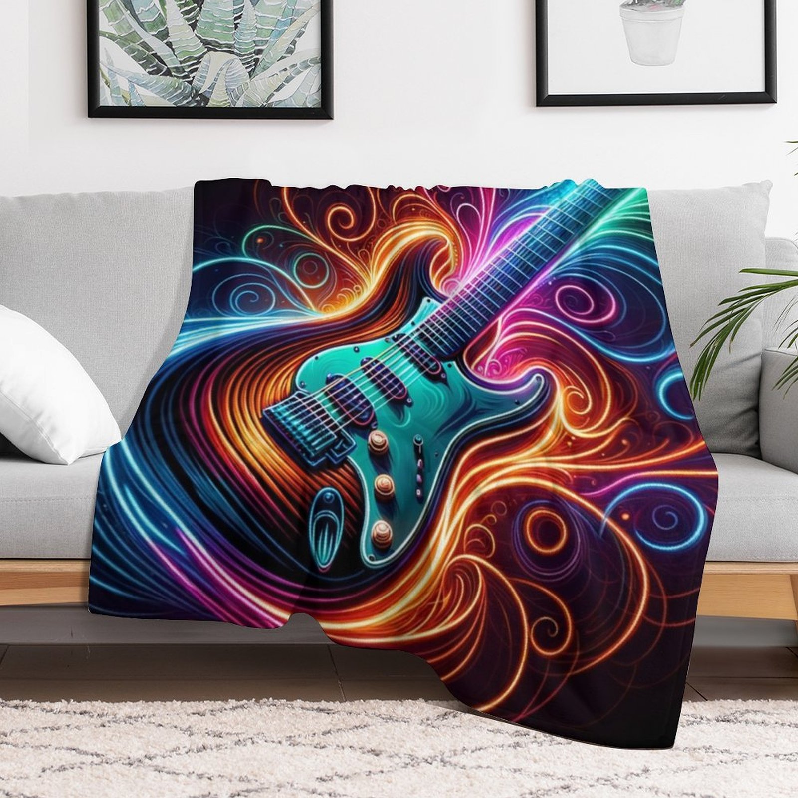 Neon Groove - Selimut Lembut A - 3D Printing Guitar ulasan dan harga