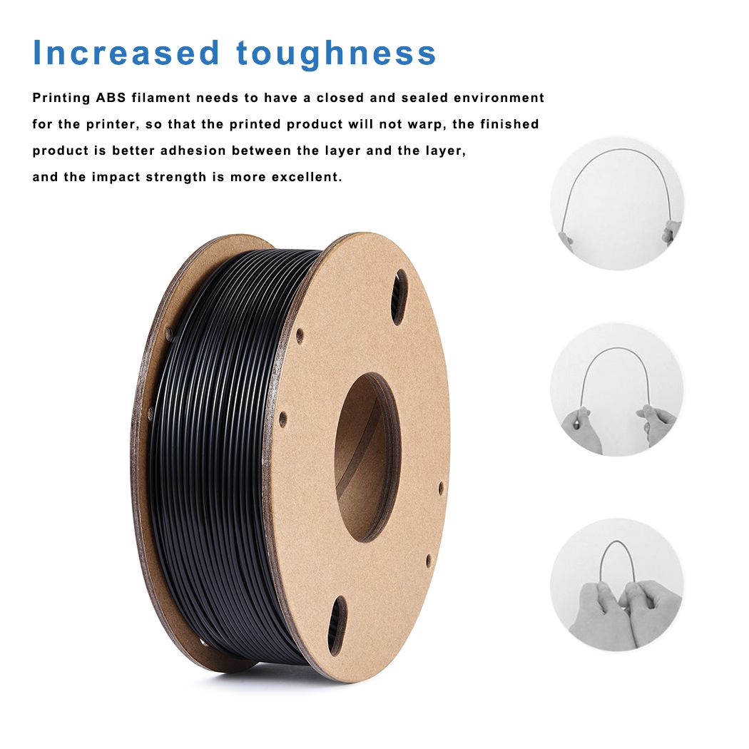 Filamen Printer 3D ABS Filamen - Abs Filament Spool ulasan dan harga