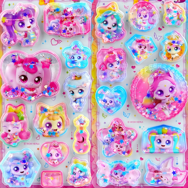 Stiker Shaker Glitter Quicksan - 3D Printing Case ulasan dan harga
