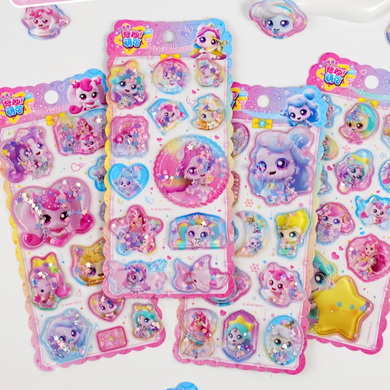 Stiker Shaker Glitter Quicksan - 3D Printing Case ulasan dan harga