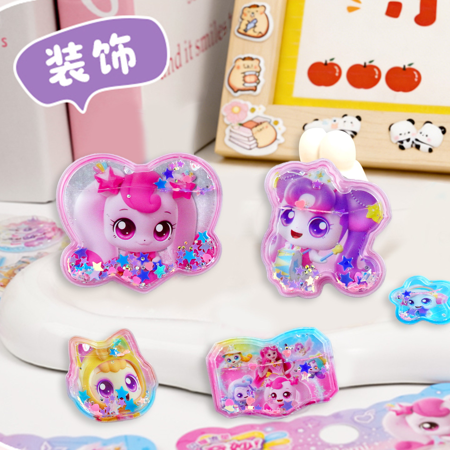 Stiker Shaker Glitter Quicksan - 3D Printing Case ulasan dan harga