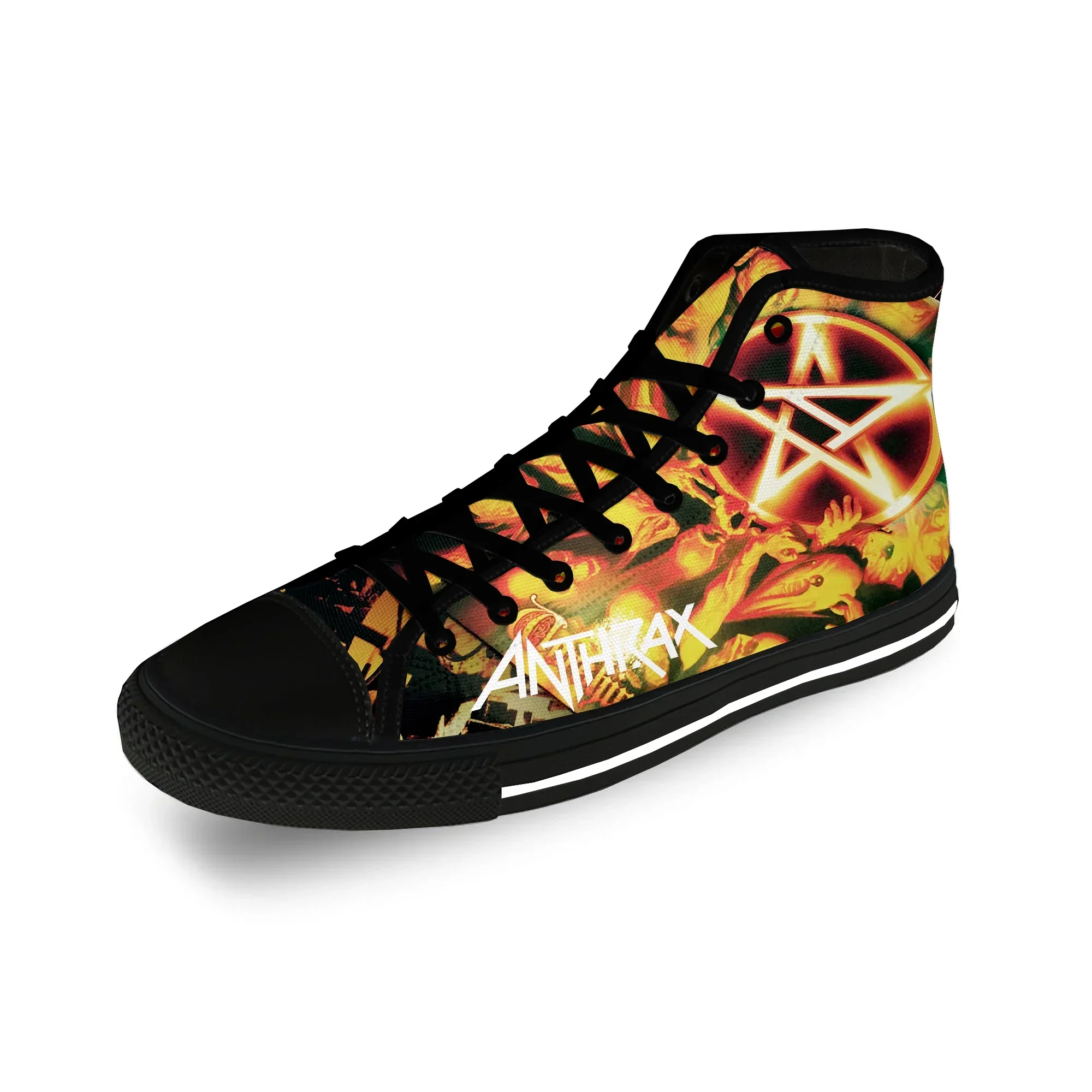 Anthrax Rock Band Sepatu Kanva - 3D Printing Rock ulasan dan harga