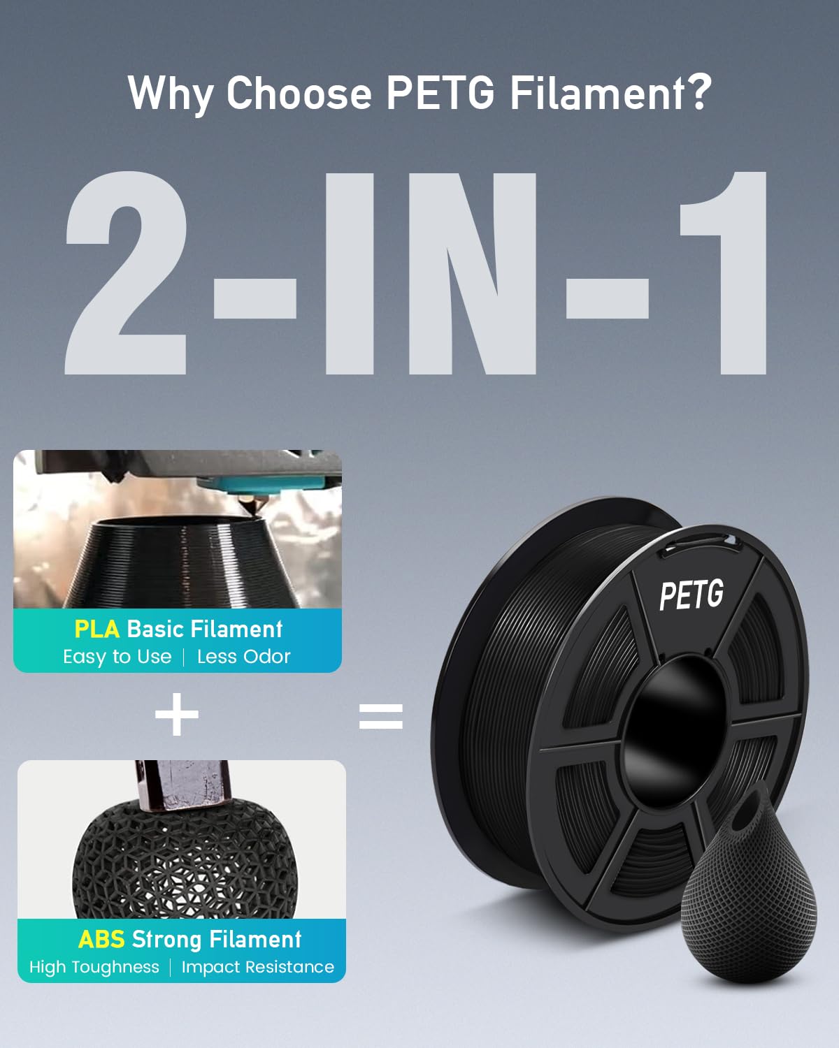 Filamen SUNLU 3KG 3D PLA/PLA P - Abs Filament Spool ulasan dan harga