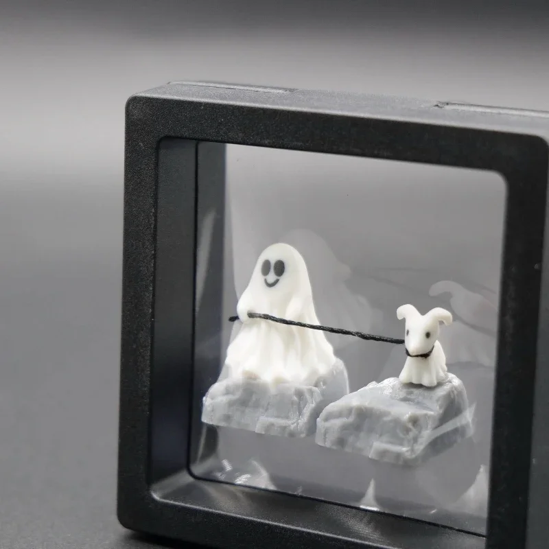 Hantu anak anjing Resin Keycap - 3D Printing Keyboard Keys ulasan dan harga